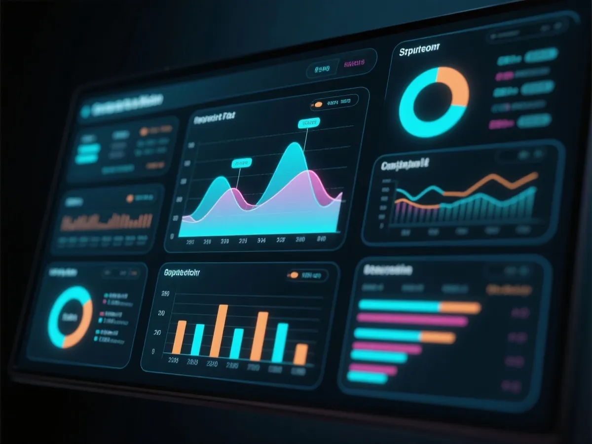 澳洲幸運5預測分析儀表板示意圖