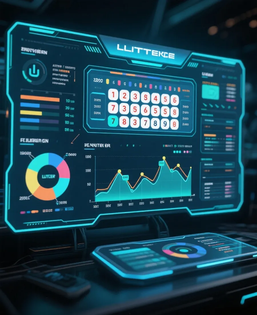 走勢圖與數據分析示意圖