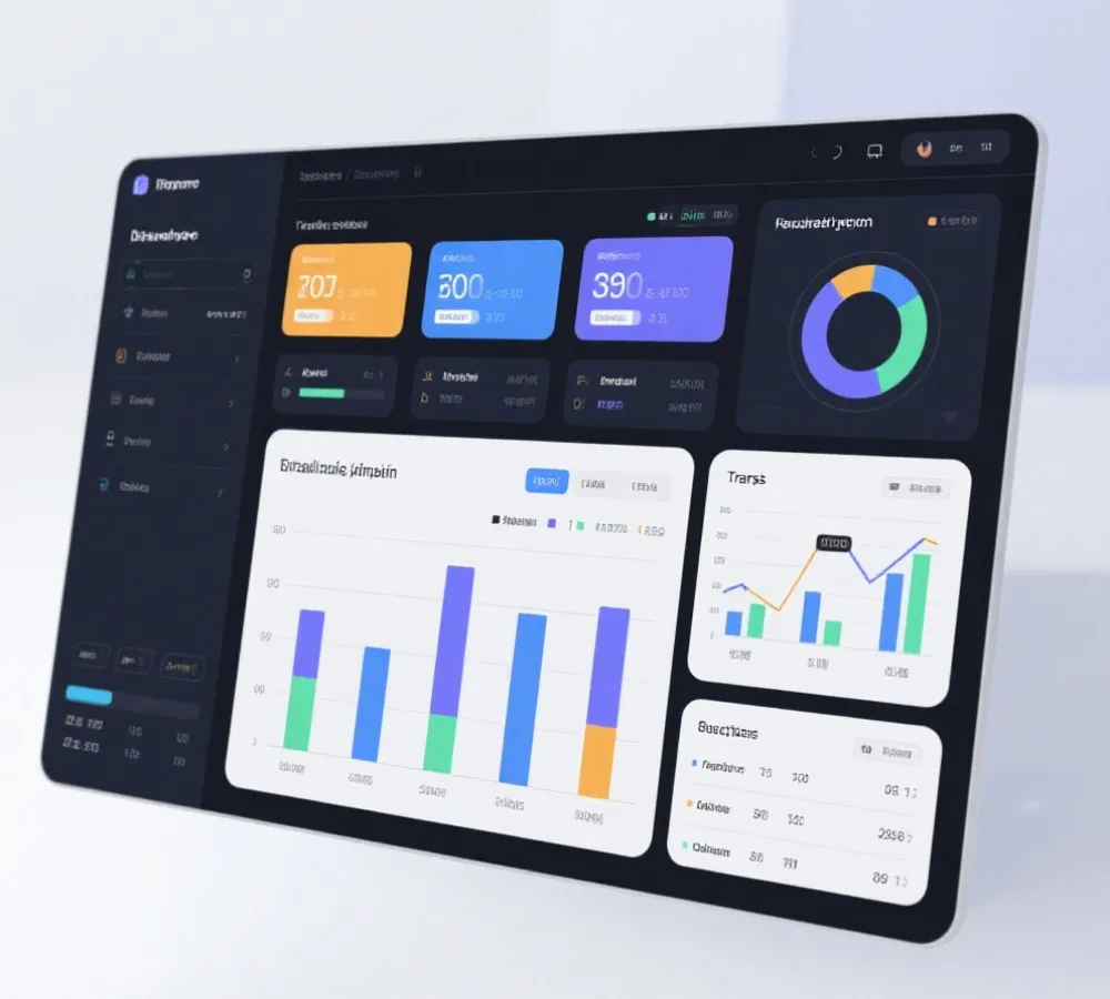 數據查詢與趨勢列表介面示意圖